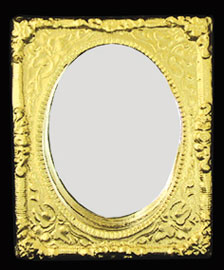 Dollhouse Miniature Mirrored Frame